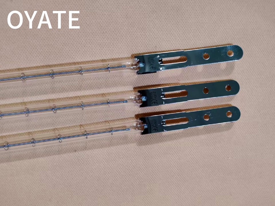 618mm 400v 2000w Quartz Infrared Halogen Heating Element IR Heating Industrial Infrared Heat Lamp