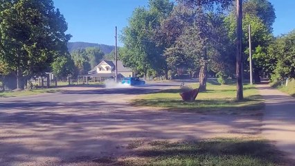 WATCH: Video of a burnout in the Bright region during the rod run weekend.