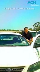 Brutal road rage brawl caught on camera in Queensland