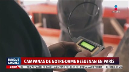 La Catedral de Notre Dame recupera sus ocho campanas