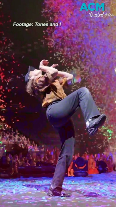 Viral Olympic breakdancer Raygun makes shock performance at Tones and I gig