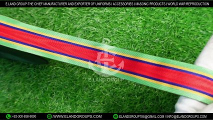 Moire Medal Ribbons Bars Ceremonial Achievement Ribbon, OEM High Quality Medal Moire Ribbon
