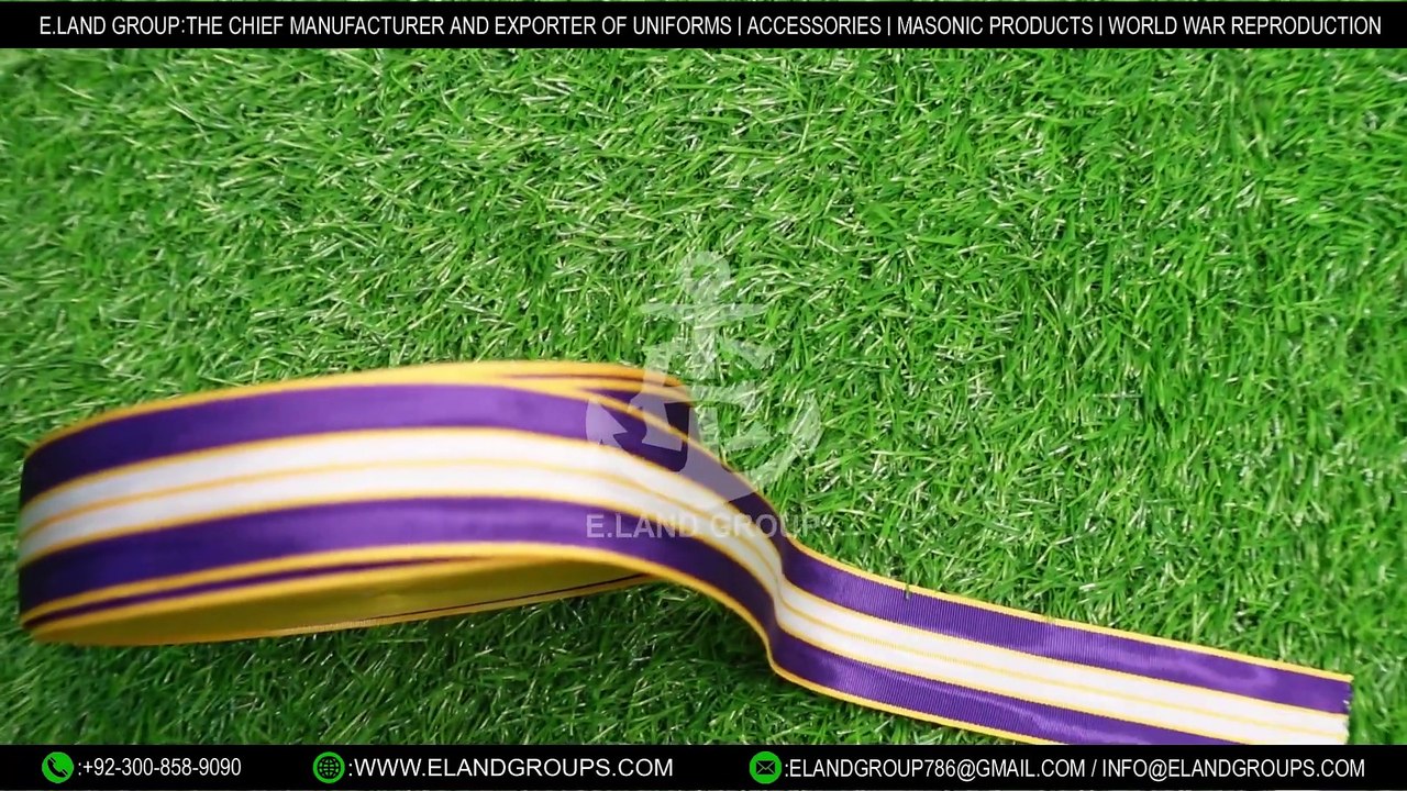 High Quality Masonic Moire Ribbon, Best Quality Medal Moire Ribbons, Masonic Moire Ribbon Suppliers