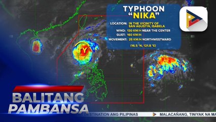 Bagyong #NikaPH, nag-landfall sa Aurora kaninang umaga