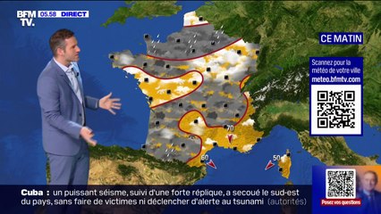 Un temps très gris ce lundi avec toutefois du soleil dans le sud-est de la France