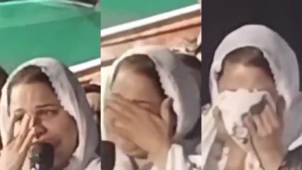 Viral video सपा प्रत्याशी नसीम सोलंकी का रोते हुए वीडियो वायरल, मंच पर नहीं दे सकी भाषण