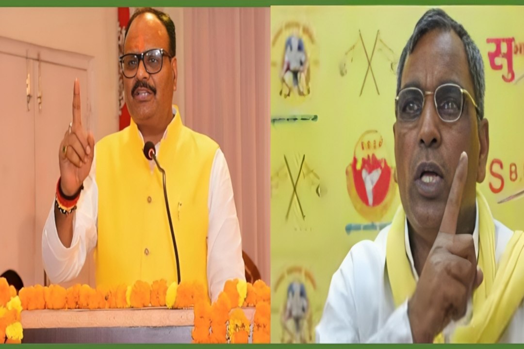 डिप्टी सीएम ब्रजेश पाठक और  कैबिनेट मंत्री ओम प्रकाश राजभर कांग्रेस अध्यक्ष खड़गे पर कसा तंज