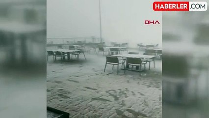 Antalya'nın Yüksek Kesimlerinde Kar Yağışı Etkili Oldu