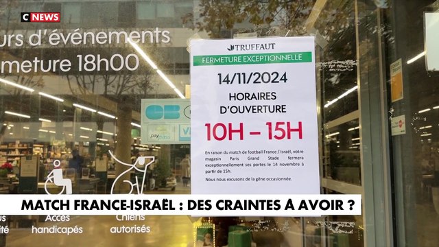 Match France-Israël : Un important dispositif de sécurité va être mis en place avec plus de 4.000 forces de l'ordre mobilisées