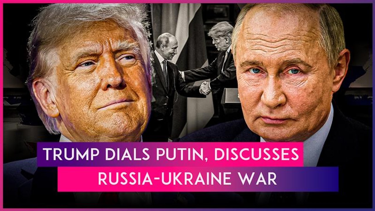 Donald Trump Speaks To Vladimir Putin Over Phone, Cautions Him Against Escalating War In Ukraine