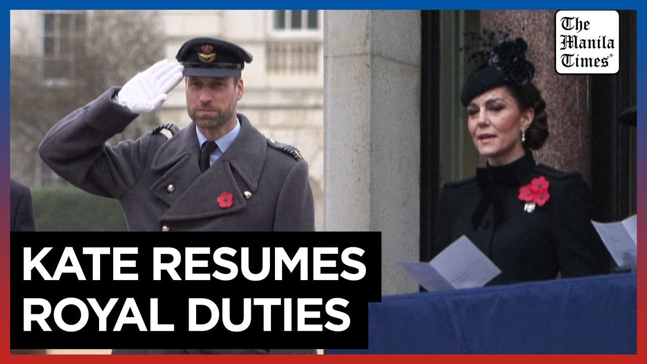 UK royals, politicians and troops hold annual Remembrance Sunday ceremony