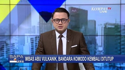Gunung Lewotobi Terus Keluarkan Abu Vulkanik, Bandara Komodo Labuan Bajo Kembali Ditutup