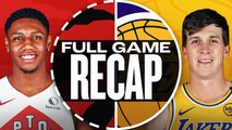 Game Recap: Lakers 123, Raptors 103