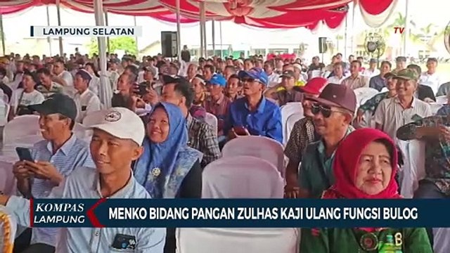 Menko Bidang Pangan Zulhas Kaji Ulang Fungsi Bulog