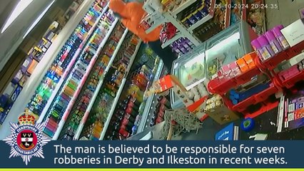 Brave Derbyshire shopkeeper fights off armed robber – with a mop