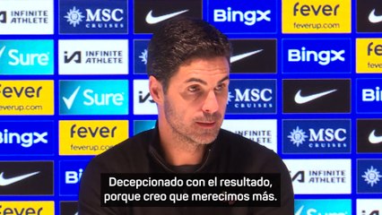 Arteta, crítico con su Arsenal: "Me decepciona mucho el gol que recibimos"