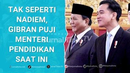 Pernah Kirim Surat ke Nadiem Makarim, Wapres Gibran Curhat Tak Digubris Menteri Pendidikan Jokowi