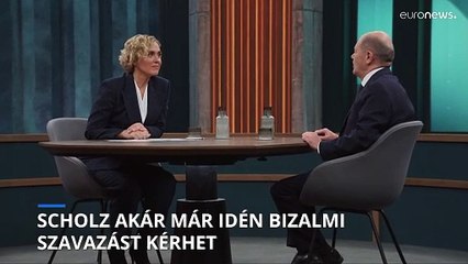 Scholz a koalíció összeomlása után még idén bizalmi szavazást tartana