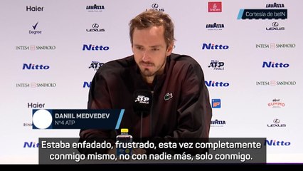 Medvedev: "Estaba muy frustrado, enfadado conmigo mismo"