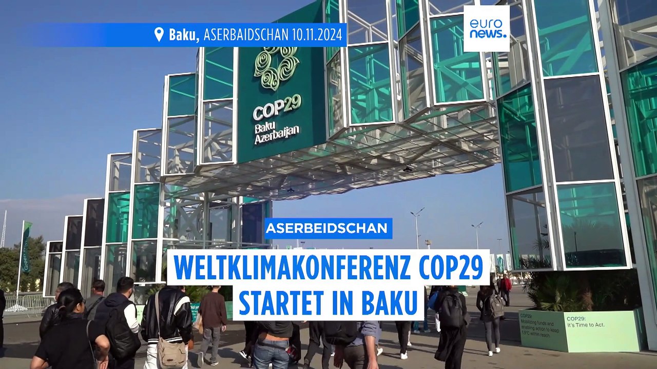 Weltklimakonferenz COP29 startet in Baku