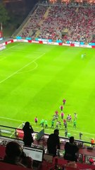 Ruben Amorim is submerged by his players in jubilation on full time