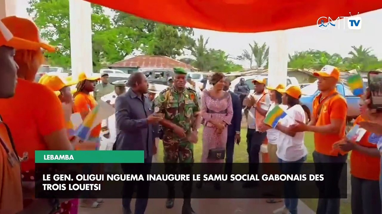 [#Reportage] Lebamba : le Gen. Oligui Nguema inaugure le Samu social gabonais des trois Louetsi