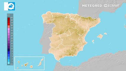 Una nueva DANA traerá lluvias localmente fuertes o muy fuertes a España