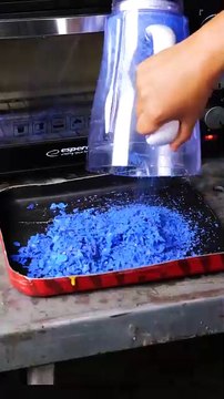 Smart reuse: signboard made of melted plastic lids ♻️