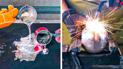 Melt metal and Create Unique beautiful Things