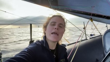 Vendée Globe 2024 -  Une journée incroyable à bord de L'OCCITANE en Provence - Clarisse Crémer