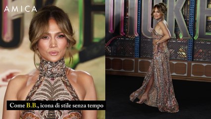 Jennifer Lopez, quel raccolto che omaggia Brigitte Bardot