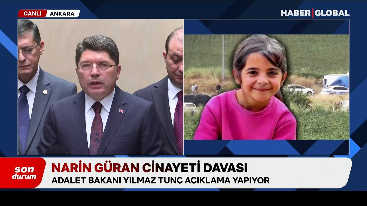 Bakan Tunç'tan Narin Güran davası açıklaması