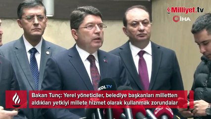 Bakan Tunç'tan 'YSK adaylığı neden kabul etti?' sorusuna yanıt