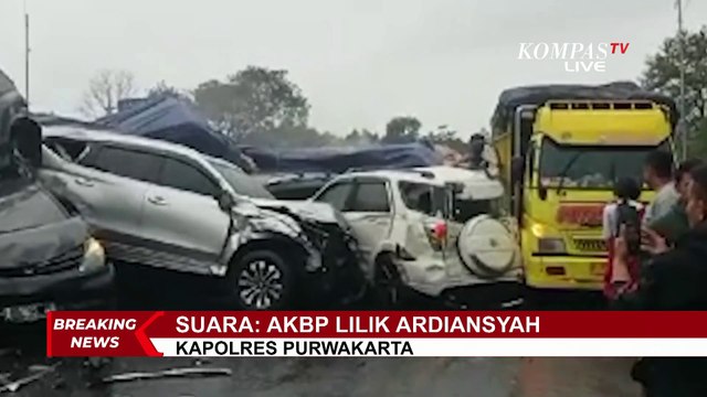 BREAKING NEWS! Kecelakaan Beruntun di Km 92 Tol Purbaleunyi, Polisi Ungkap Hal ini