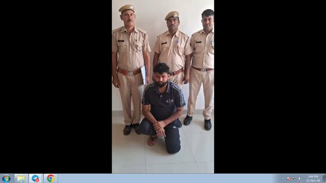 VIDEO: 10 हजार रुपये के इनामी बदमाश को किया गिरफ्तार, हत्या के प्रयास में था फरार