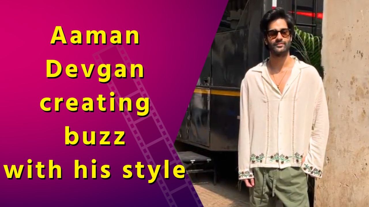 Ajay Devgn's Nephew Aaman Devgan Spotted in sporting casual style