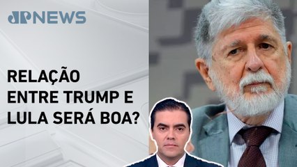 Celso Amorim diz esperar diálogo positivo entre Brasil e EUA após vitória de Trump; Vilela analisa