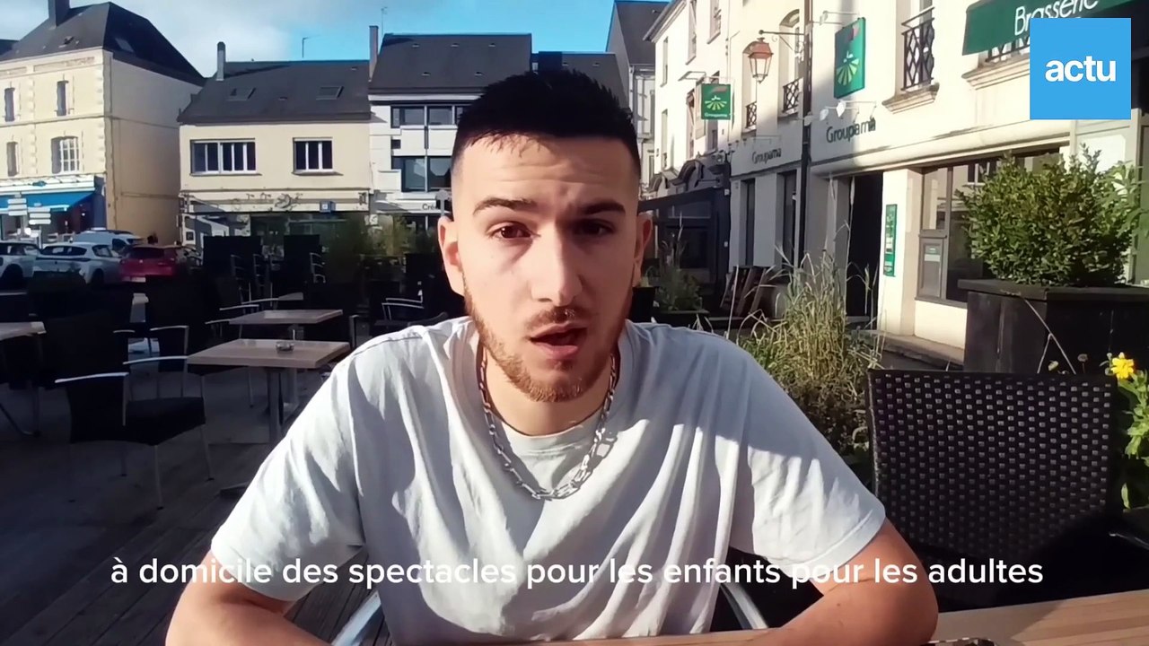 Valentin Chesne, magicien dans l'Orne, présente deux de ses tours