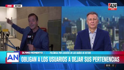 Polémica por los lockers de los baños de Retiro: la medida es para evitar los hurtos dentro de los sanitarios