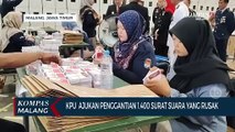 KPU Kota Malang Ajukan Penggantian 1.400 Surat Suara yang Rusak