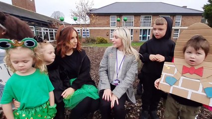 Nursery rhyme week at Elston Hall primary school.