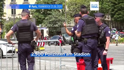 4.000 Polizisten für UEFA-Spiel Frankreich-Israel in Paris