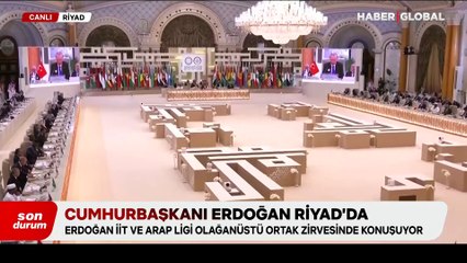 Cumhurbaşkanı Erdoğan: İsrail'in amacı Filistin varlığını yok edip ilhak etmek, engel olmalıyız