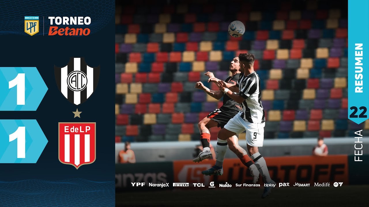 Central Córdoba vs Estudiantes (1-1) | LPF 2024 | Fecha 22
