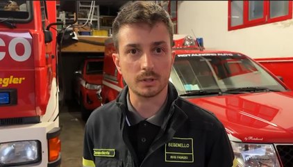 Fabrizio Rosi, comandante dei vigili del fuoco di Besenello: ?In paese ci si conosce tutti, dura intervenire quando uno del posto ? coinvolto?