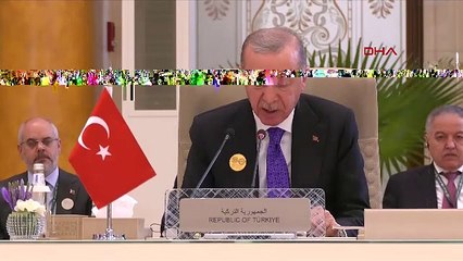 Erdoğan: ''İsrail'in amacı Gazze'ye yerleşmek''