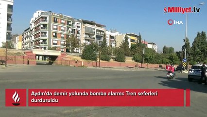 Tren yolunda bomba alarmı: Seferler durduruldu