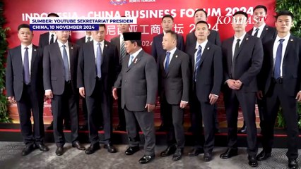 PidatoPresidenPrabowo Kutip Pepatah China Disambut Tepuk Tangan di Bisnis Forum
