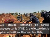 Falémé:La gendarmerie démantèle des sites d’orpaillage clandestin