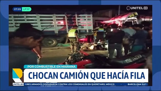 Dos jóvenes mueren y uno queda herido en accidentes de moto que implican a camiones que hacían filas por diésel